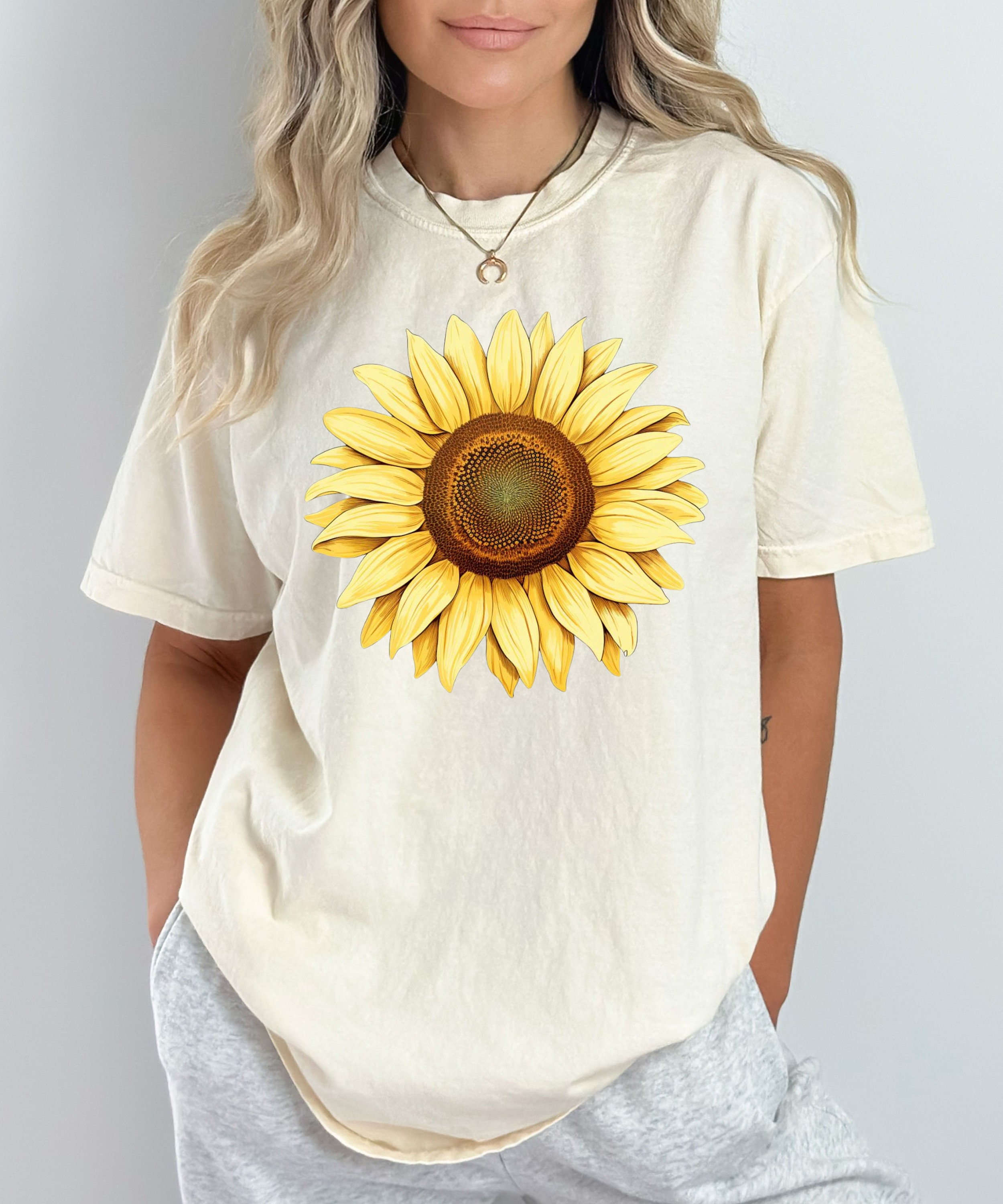 Vintage Sunflower T-shirt: Comfort Colors Boho Floral Tee - Etsy