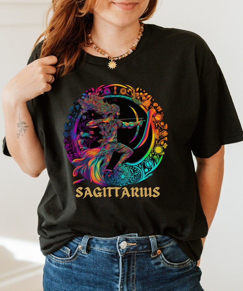 Sagittarius Zodiac Shirt, Sagittarius Horoscope Tee, Astrology Top