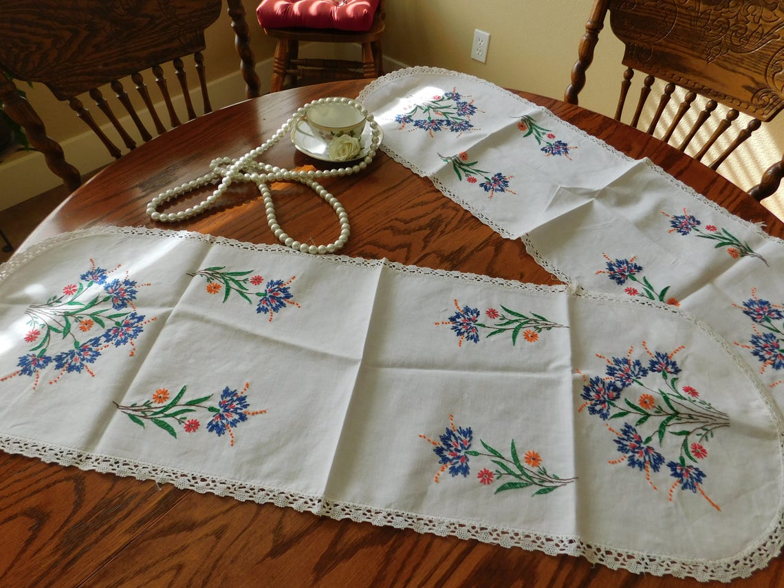 Fetching Lot Of Antique Dresser Scarves 4 sets of 2 Etsy