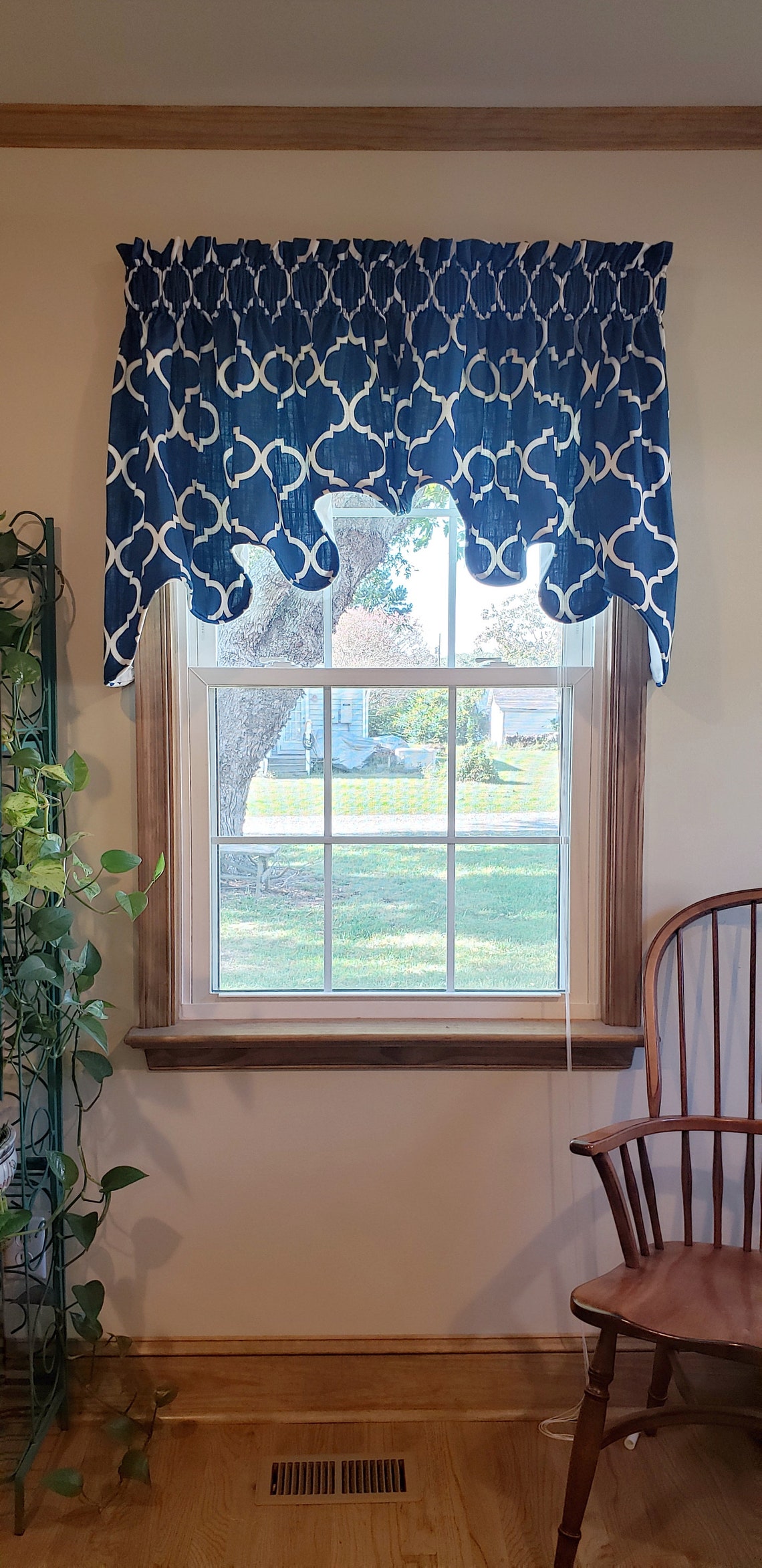 Lined Custom Made Swag Window Treatment P Kaufmann Bravo Etsy
