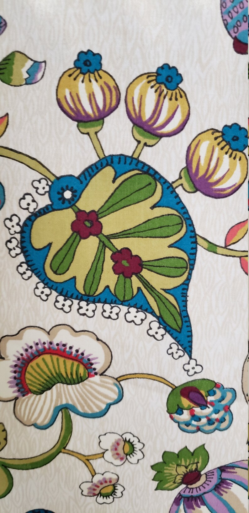 Richloom Fabric Delphine Gemstone Sateen Cotton Etsy