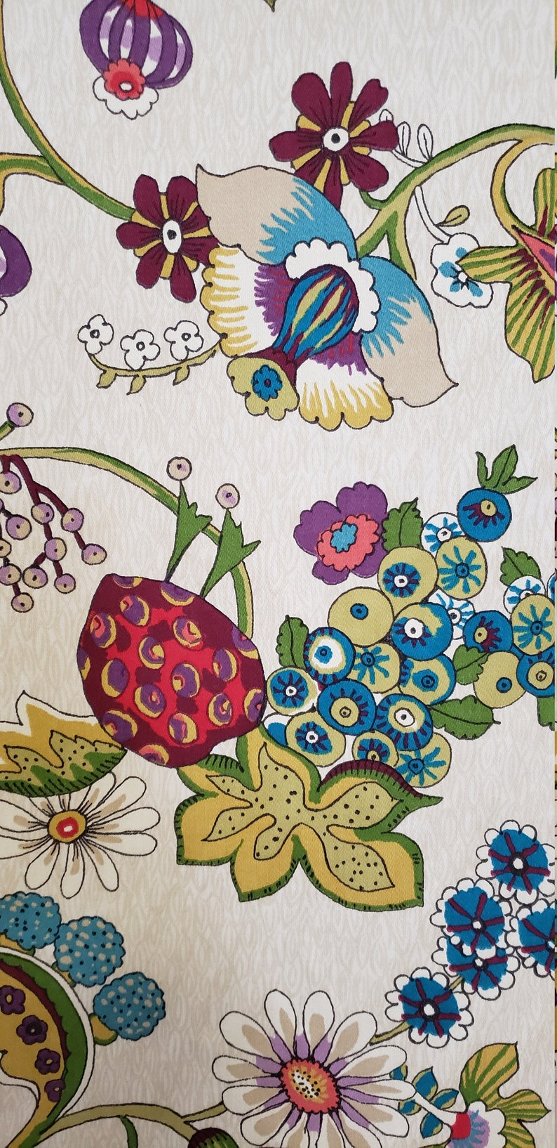 Richloom Fabric Delphine Gemstone Sateen Cotton Etsy