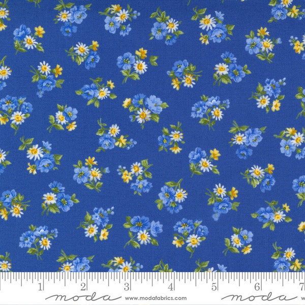 Royal Blue and Yellow Fabric Etsy