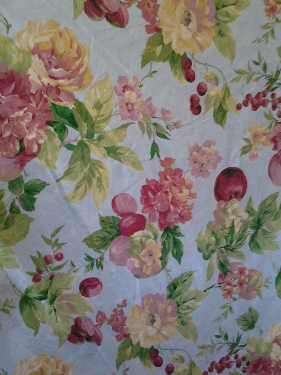 Waverly Fabric Bramasole Sky By The Yard Cotton Damask Etsy<script async src=