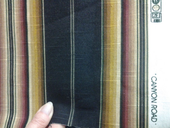 Waverly Fabric Canyon Road Drapery Upholstery Raisin Cotton