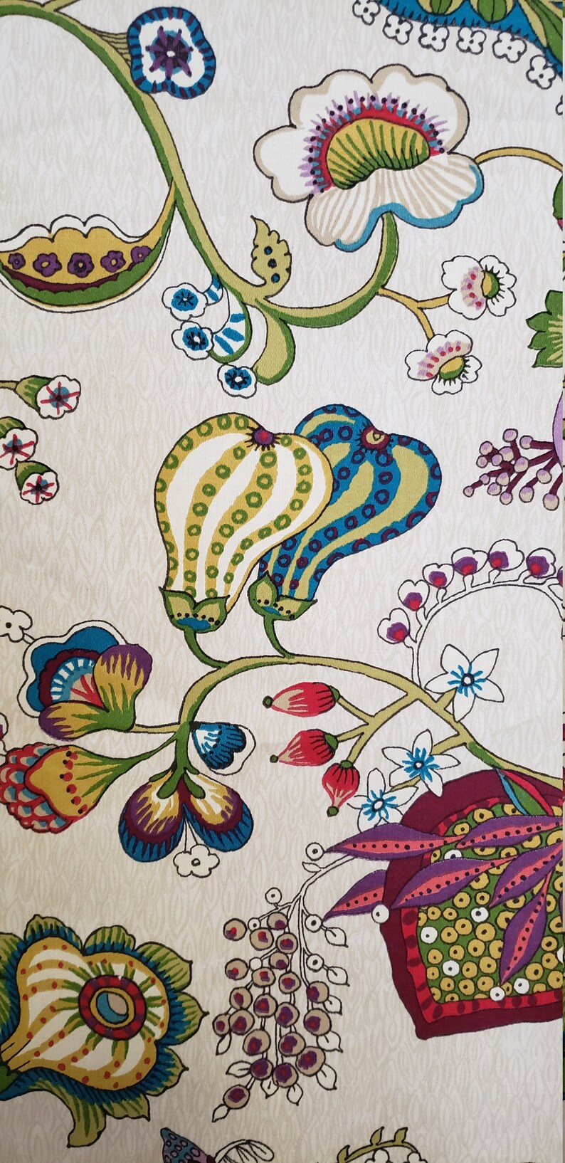 Richloom Fabric Delphine Gemstone Sateen Cotton Etsy