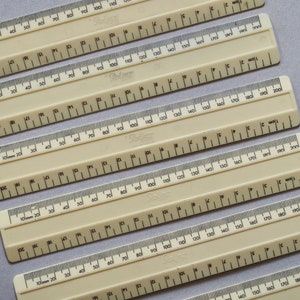 Vintage Ruler - Plastic Ruler - 'Rolinx' - Centimetres/Millimetres - Vintage Desk Items - Office - Vintage Stationery