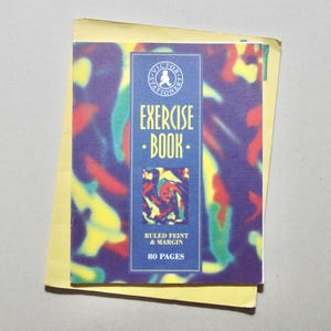 Vintage Exercise Books - Lot of x2 Notebooks - Blank and Unused - Vintage Stationery