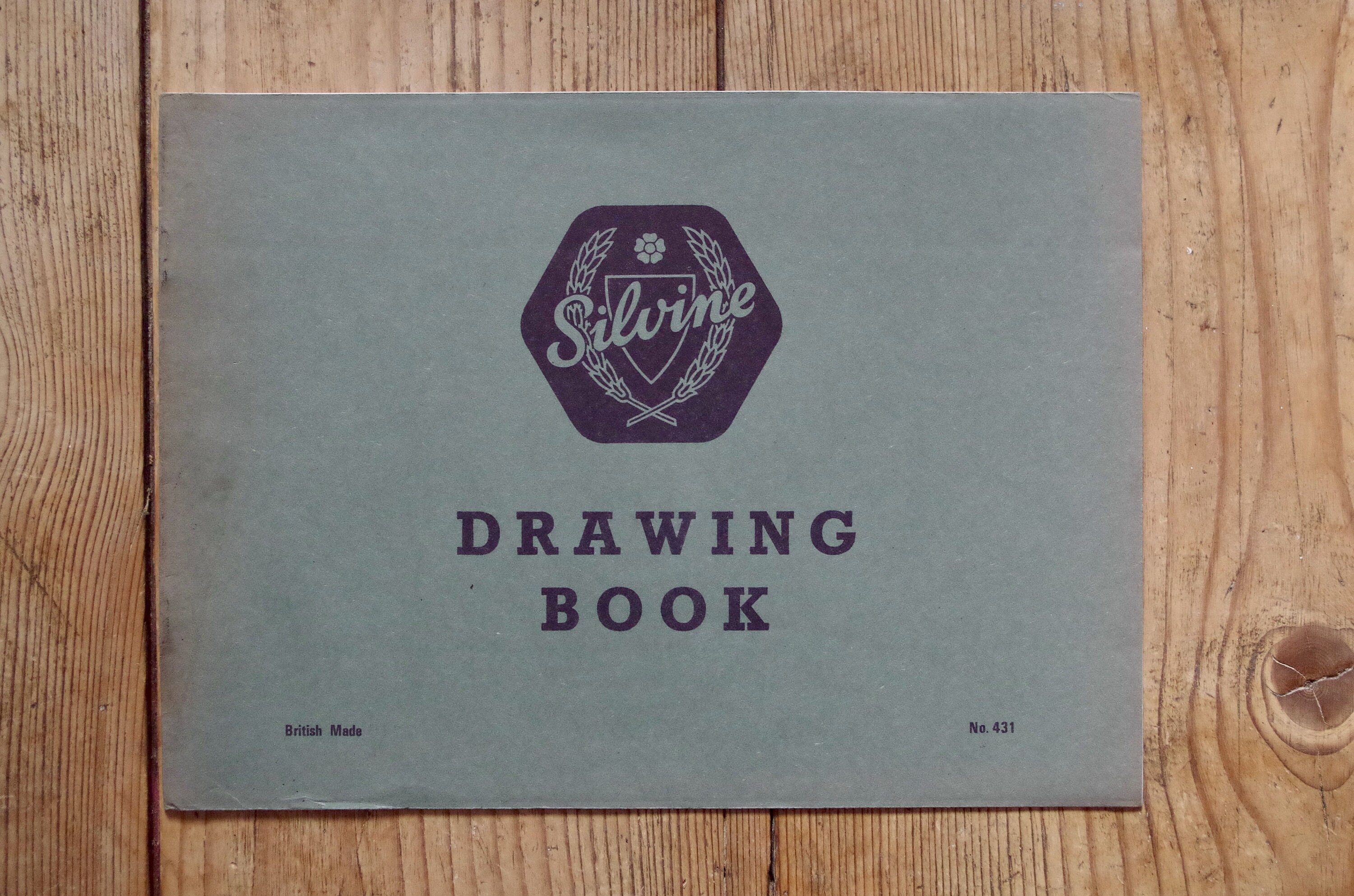 Vintage Sketchbook Drawing Book Silvine Pair of Books Etsy UK