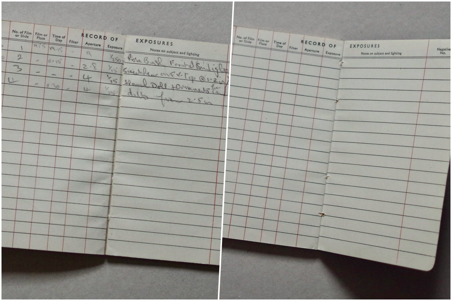 Vintage Photo Book With Diary - 1963 - 'the Johnson
