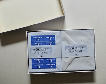 Vintage Envelopes - Box Set - Society Air Mail - Unopened - Vintage Stationery