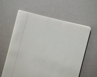 Vintage Paper - Sets of x50 Foolscap Sheets - Lined Paper - Vintage Stationery