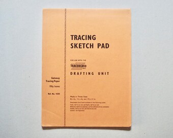 Vintage Tracing Paper Pad - Gateway - A4 - Blank Sheets - Vintage Stationery