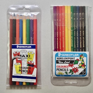 Vintage Coloured Pencils - Pack of Pencils - Staedtler - Vintage Stationery