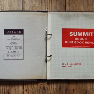 Vintage Graph Paper Pad Oxford Refill Pad Blank and Unused Vintage  Stationery 