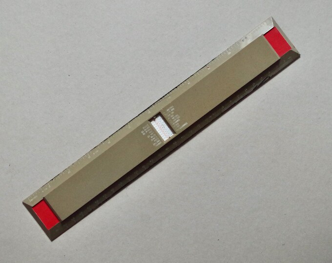 Vintage Ruler With Conversion Scale - Centimetres / Inches - Vintage ...