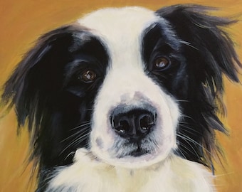 Border Collie - Giclee print, 8 x 10"
