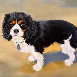 Cavalier King Charles Spaniel, 9 x 12 Giclee Print