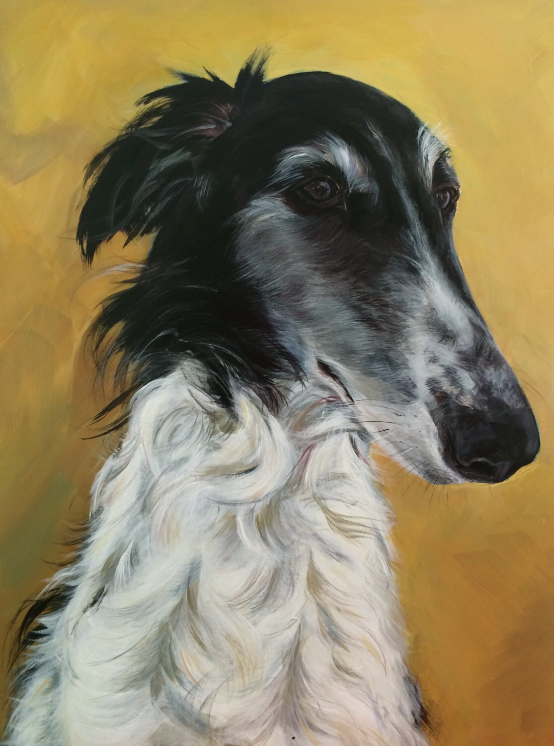 絵画　額付（銀）油絵　uF6-050720　可愛い子犬 絵画油絵uF6-050720可愛い子犬