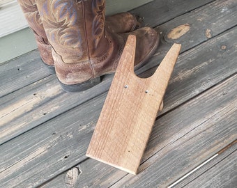 Barnwood Boot Jack - Reclaimed Barnwood - Rustic - Gifts for Men - Christmas - Father's Day - Cowboy Gifts - Hunter Gifts -