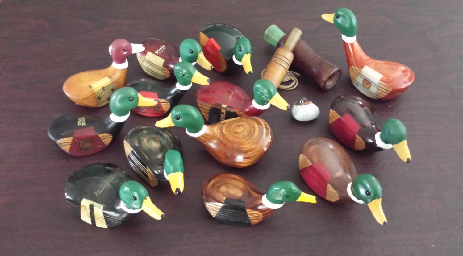 Vintage Golf Club Duck Made From Antique Wooden Golf Club Etsy