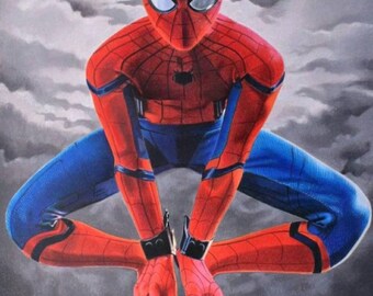 Original Spiderman Colored Pencil Drawing Comic Book Art - Etsy Australia