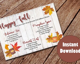 Diffuser Blends afdrukbare vallen