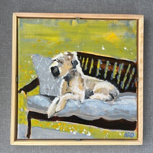 Wheaten Terrier Original Painting