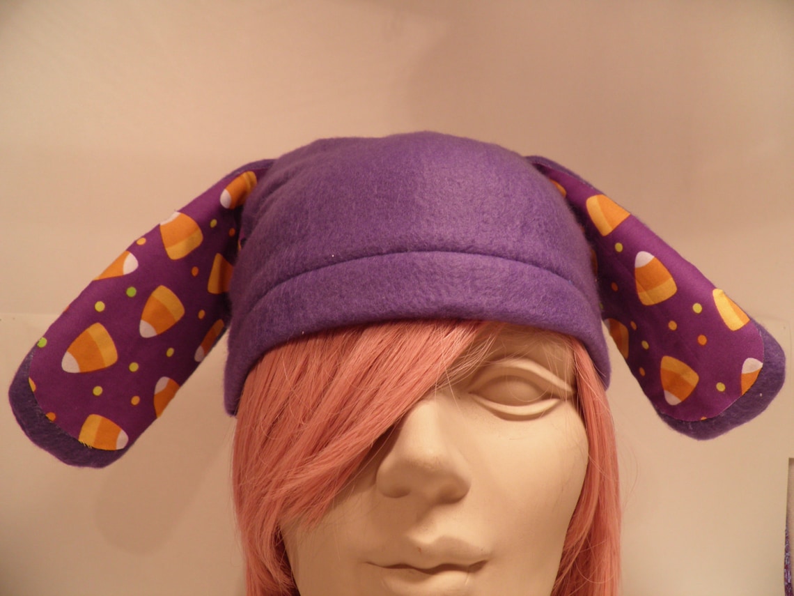 Puppy Ear Fleece Hat, Puppy Ear Fleece Beanie, Dog Ear Beanie ...