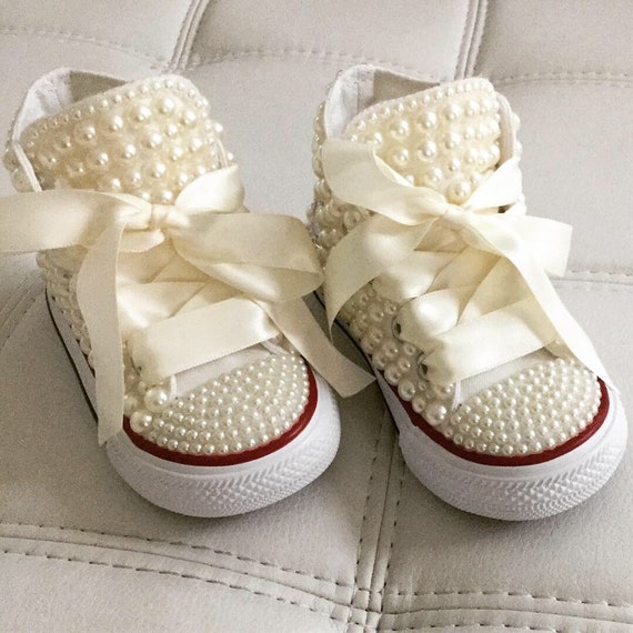 pearl covered converse