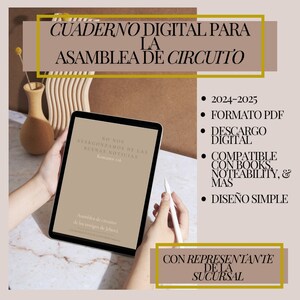 Cuaderno Digital voor La Asamblea de Circuito met representante de la Sucursal