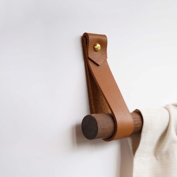 Curtain rod holder leather curtain holder curtain holder curtain rod bracket leather curtain rod holders leather loop curtain rod boho