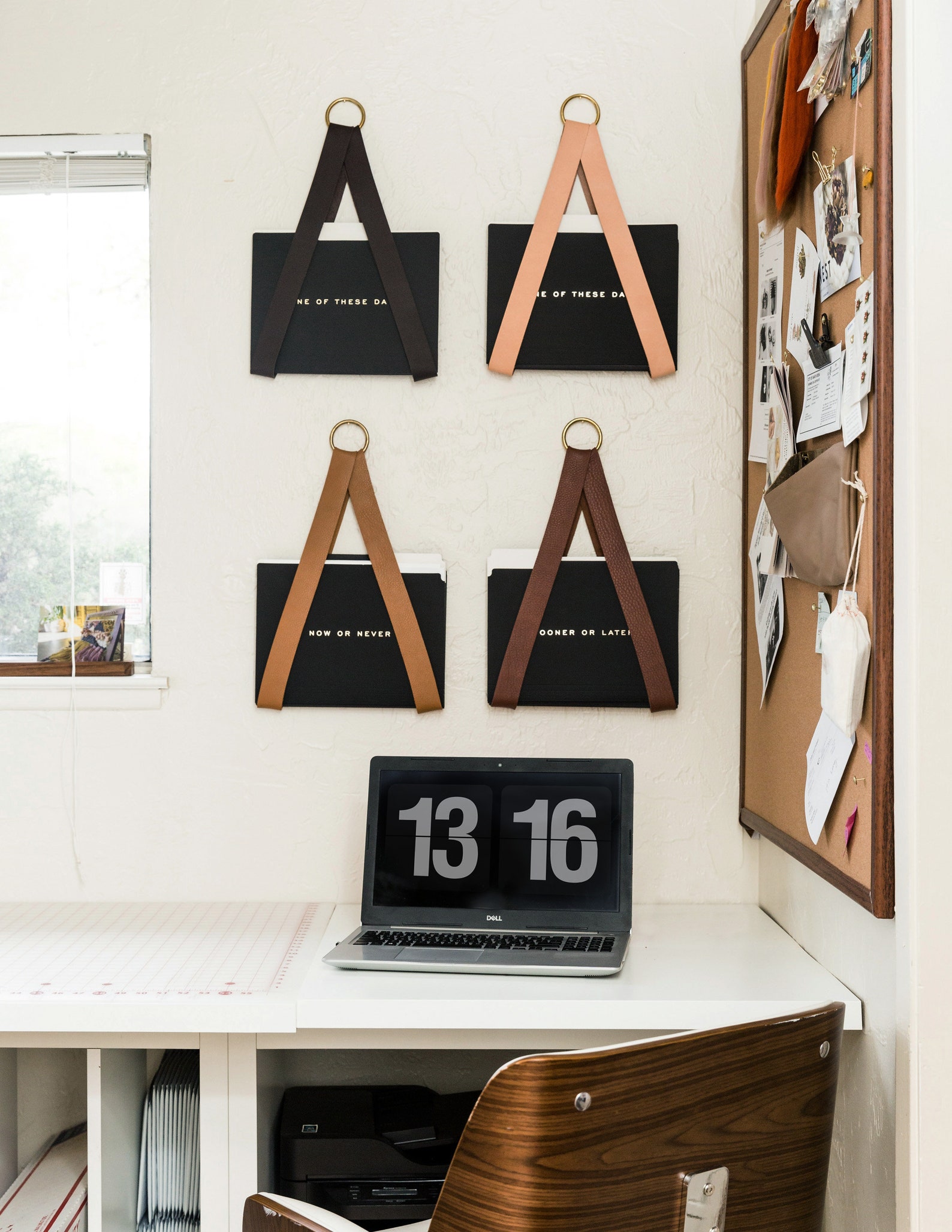 Leather Hanging Vinyl Record Display Storage wall mount album | Etsy