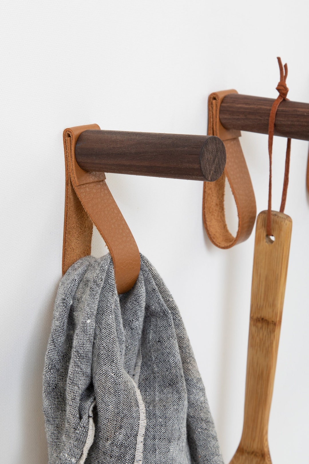 Leather Wall Peg Hanging Strap Wall Hook Hanging Storage Home Decor