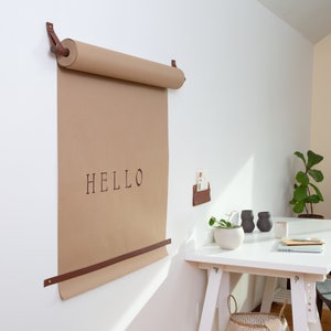 Wall Mounted Brown Butchers Paper Roll Holder