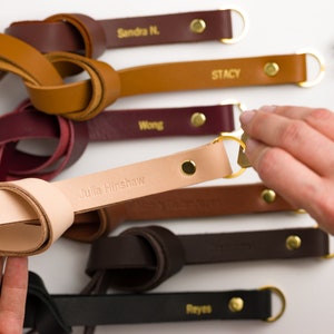 Thick lanyards displayed on a white background showing available colors.