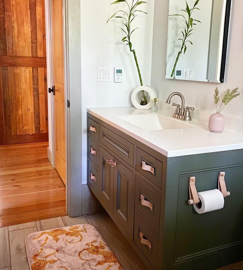 Toilet Paper Kit shown in a bathroom.