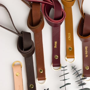 Thick lanyards displayed on a white background showing available colors.