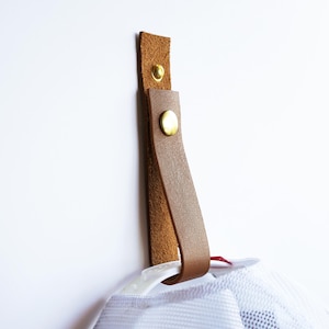 Baseball cap holder, baseball cap organizer, baseball cap storage, bag hanger, cap hanger, cap organizer, leather hanging strap hat storage