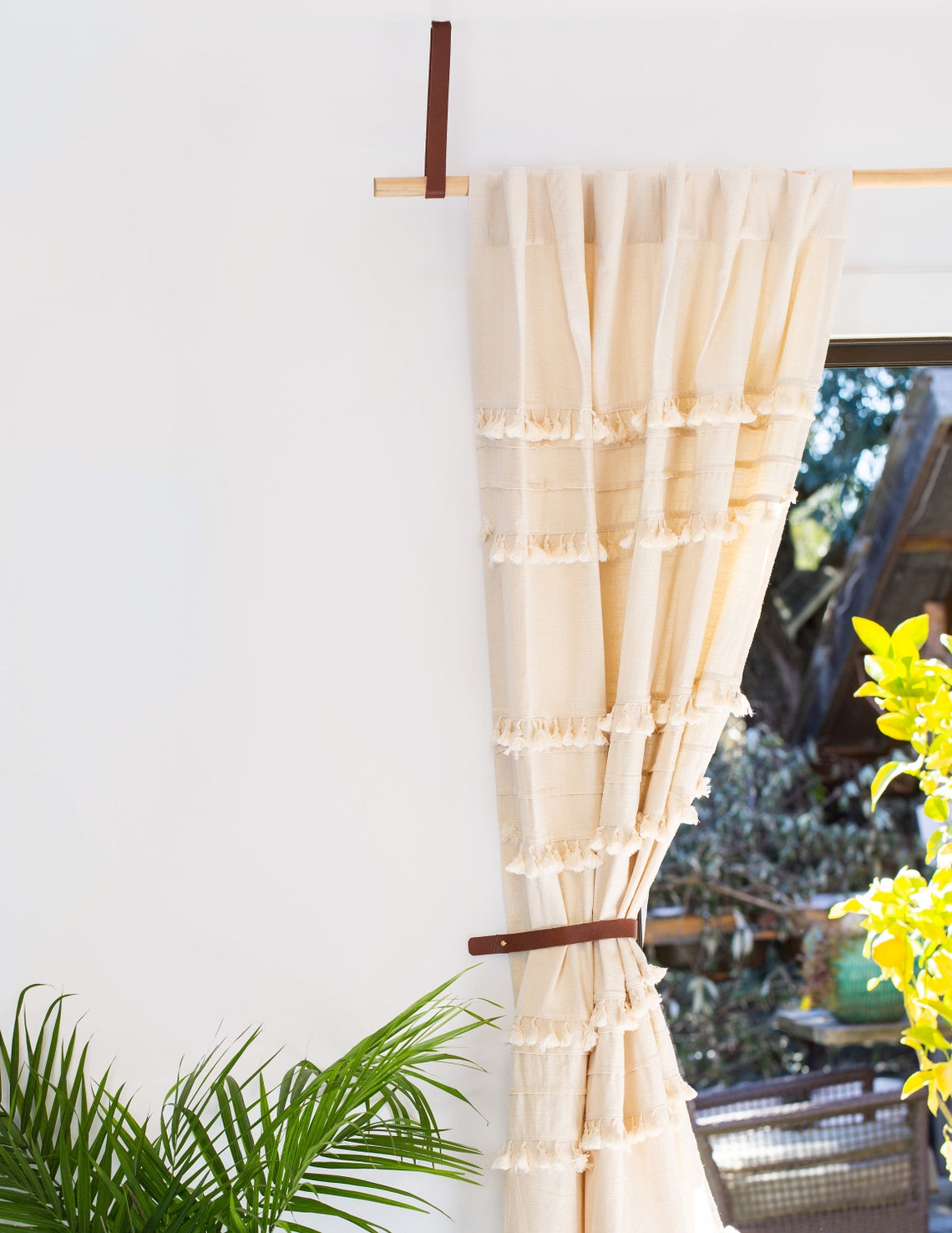 Leather Curtain Tieback Hooks Nursery Window Treatments Etsy UK