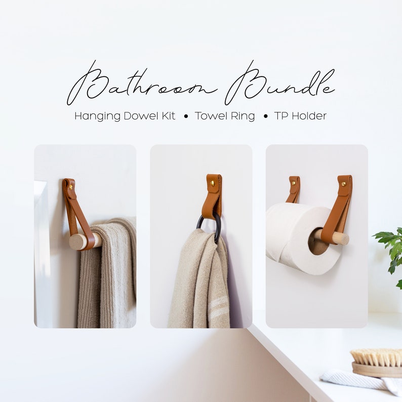 Bathroom Fixture Kit includes Toilet Paper Holder Bath Towel Etsy