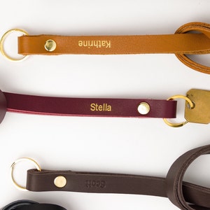 Cordão de couro personalizado, cordão personalizado, cordão de couro, tira de pescoço de couro, porta-crachá de identificação, porta-identidade, presente masculino, chaveiro