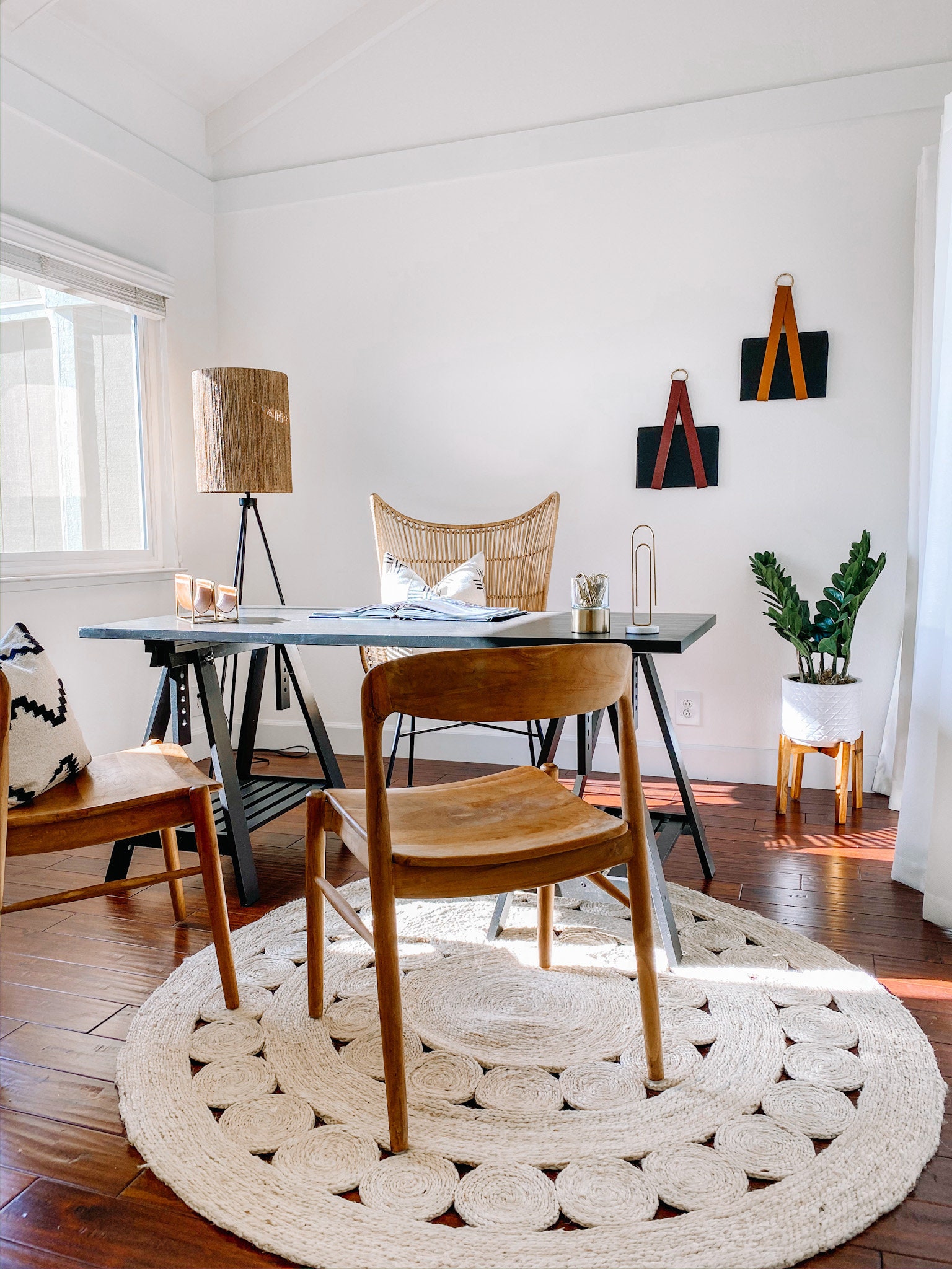 Home Office Leather File Organizer Suspendu Bin Holder Wall Storage Box Hung Magazine Organization O