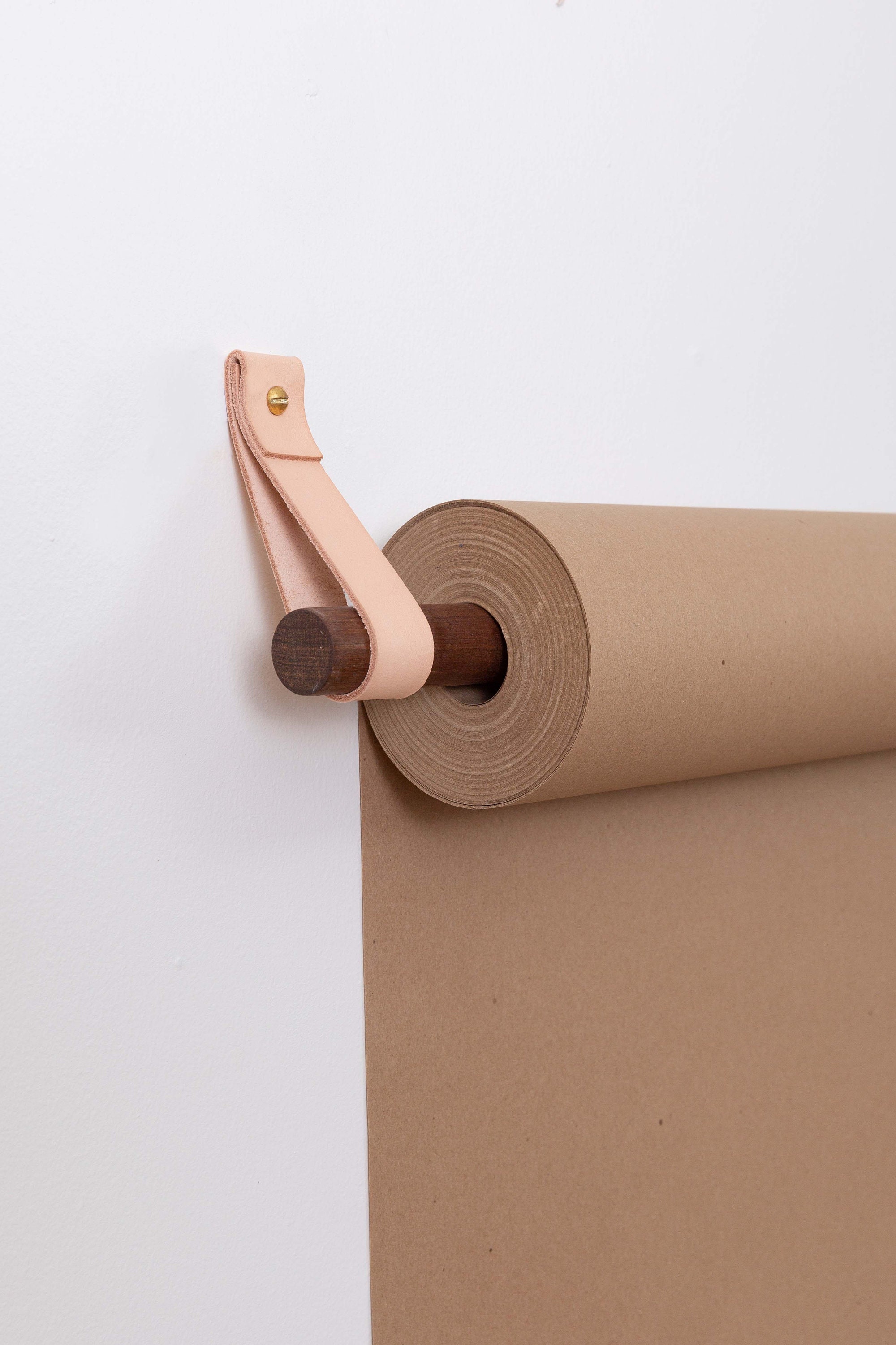 Wall Mounted Paper Roll Holder Studio Kraft Paper Hanger W