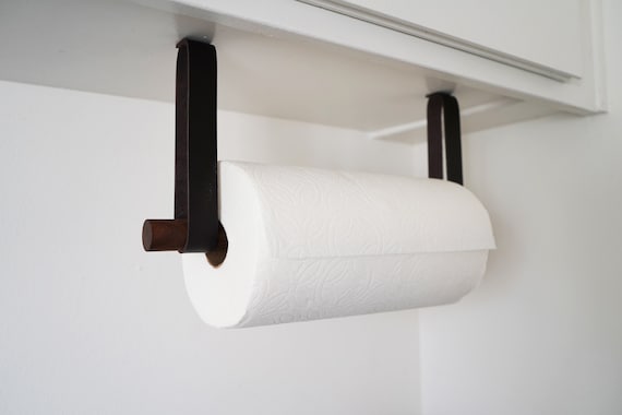 How to Install a Toilet Paper Holder on a Wooden Cabinet 