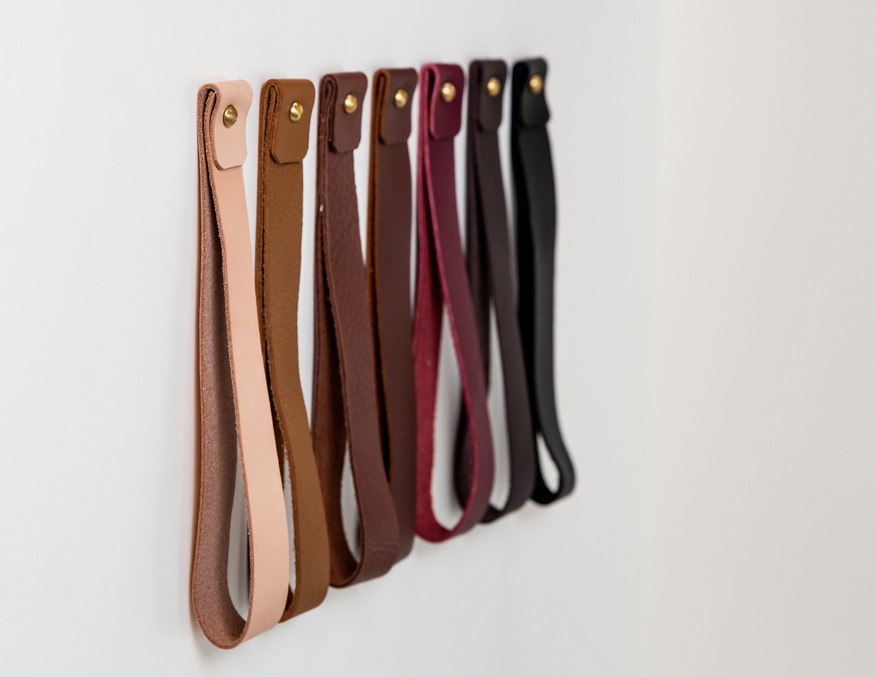 Large leather strap wall hook wall hanging storage towel hook Etsy
