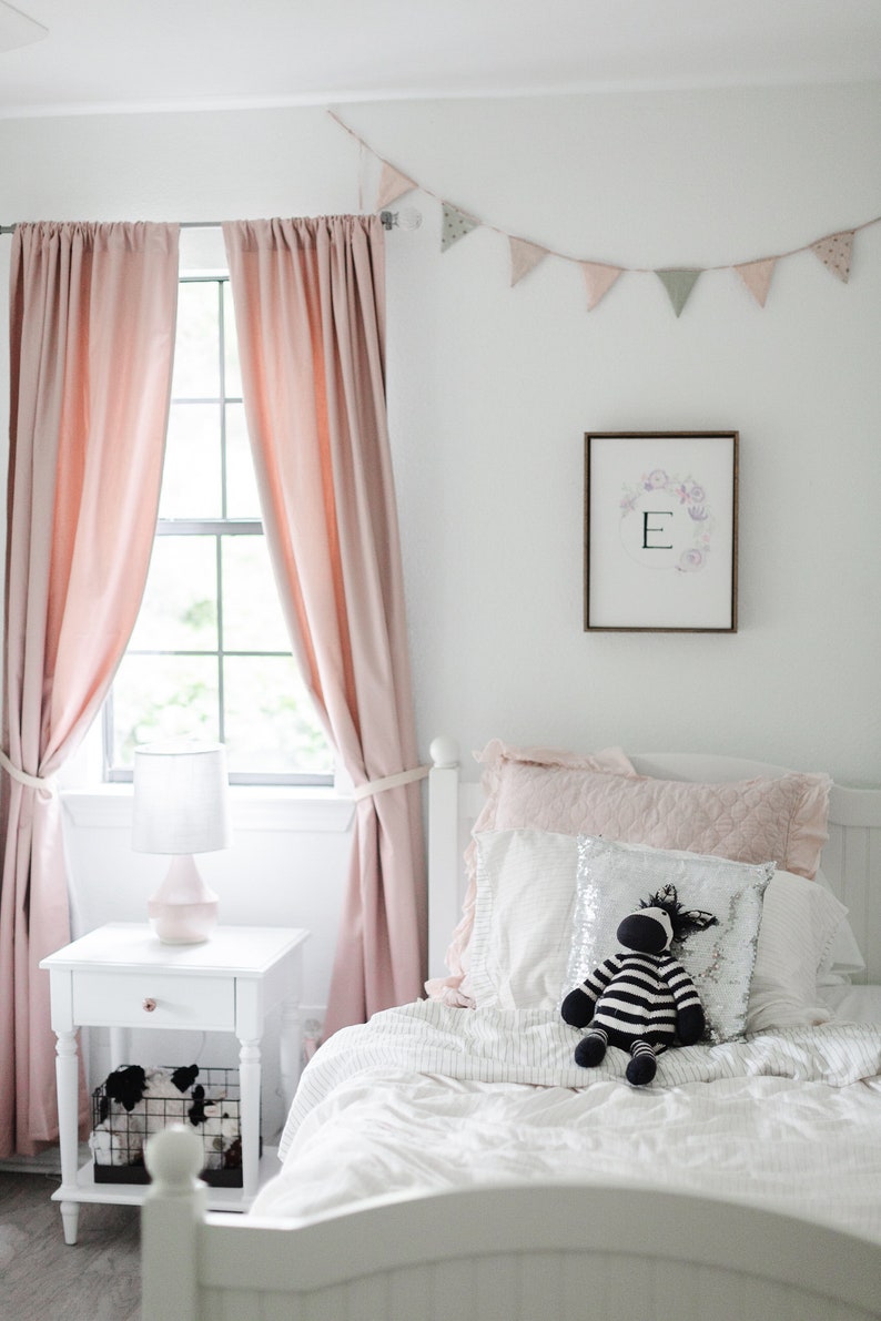 Leather curtain tieback hooks nursery window treatments Etsy