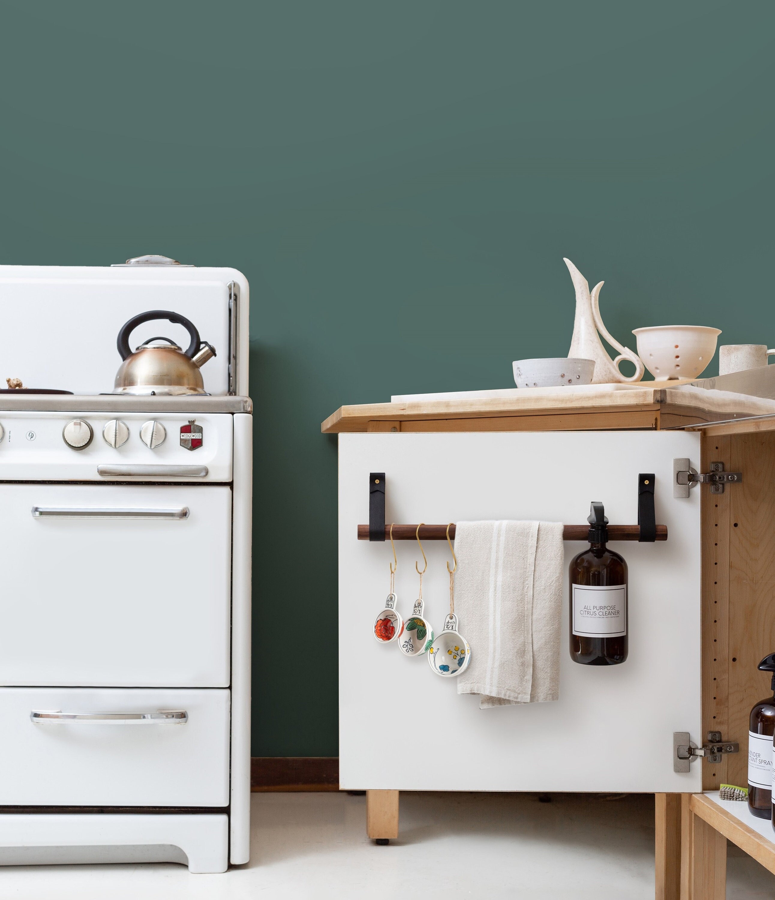 Rail de Rangement Pour Les Portes Intérieures Des Armoires Maintient Le Garde-Manger La Cuisine et S