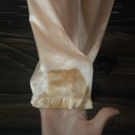 Antique Vintage 1930s Silk Pink Lingerie Beach Pa… - image 5