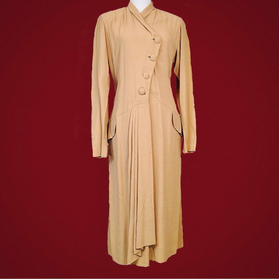 Vintage 1930s stunning drop waist dress!